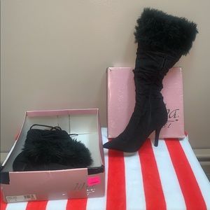 Diba East Windy Taupe Suede Heeled Boots